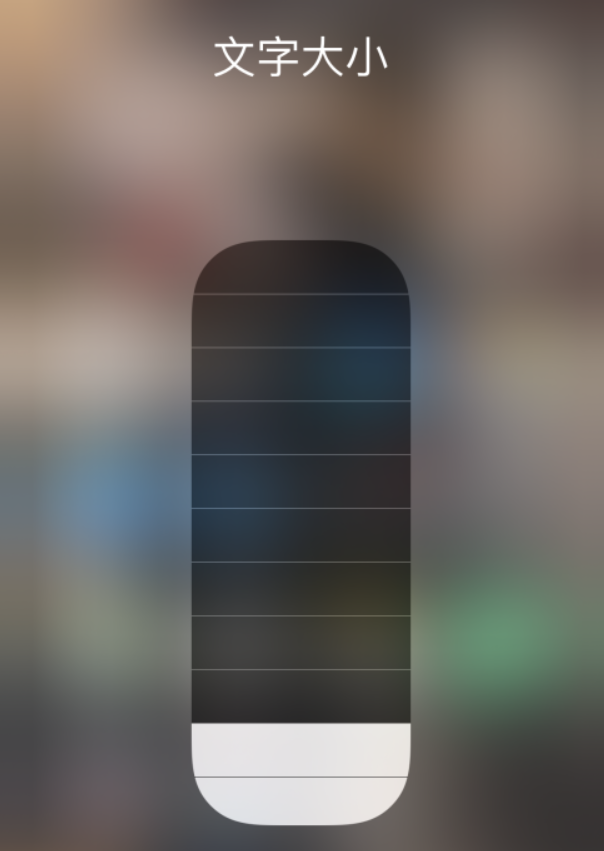 雨城苹果手机维修分享小技巧：在 iPhone 控制中心快速调节字体大小 
