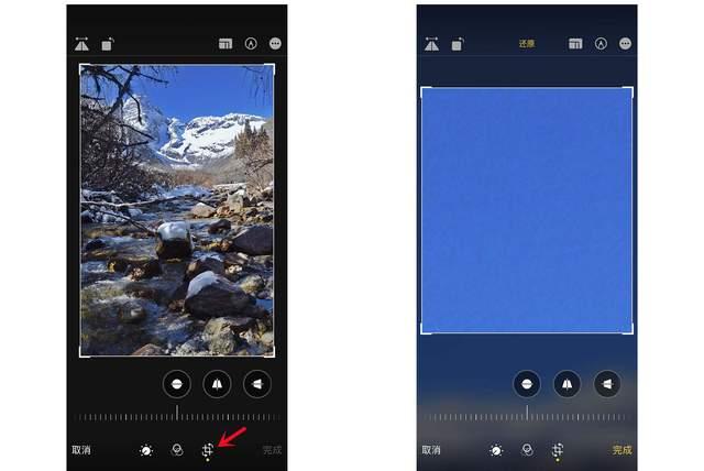 雨城苹果手机维修分享iPhone手机如何使用裁剪功能隐藏照片 